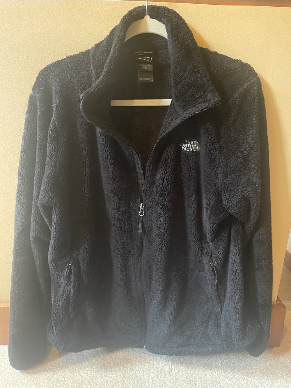 Women’s North Face Black Fleece Half- Full Zip Jacket